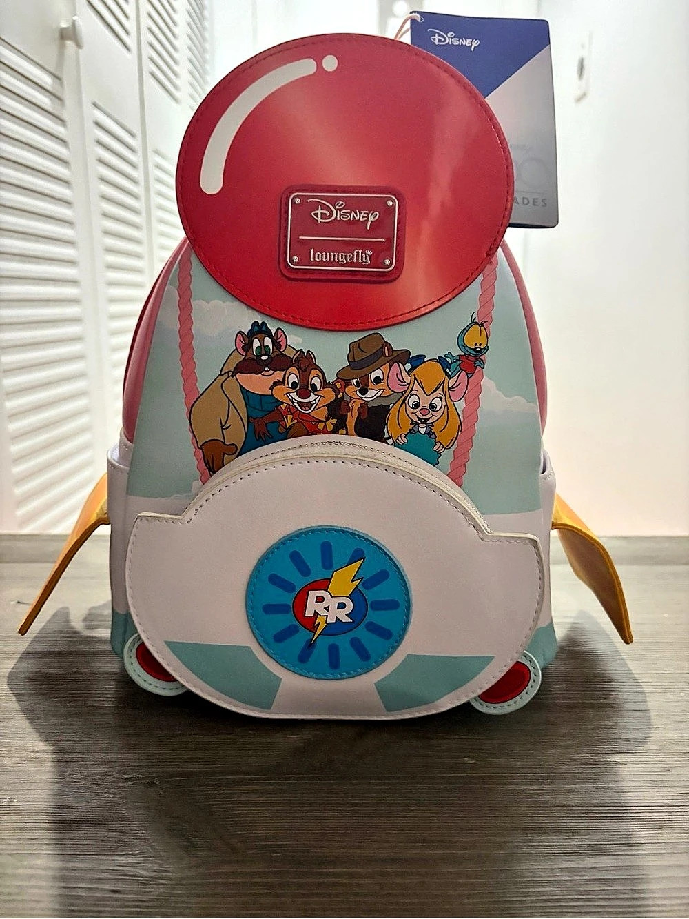 Loungefly Disney100 Decades 1980s Chip 'n Dale's Rescue Rangers Hot Air Balloon